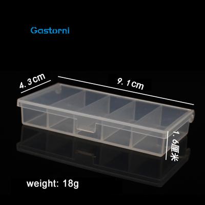 China GASTORNI High Strength Plastic Bait Storage Tackle Storage Small Lure Case Mini Lure Box For Vest Fishing Accessories Storage Fishing Lure Boxes for sale