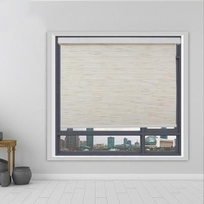 China La curtain shangri three layers waterproof triple shade accordion roller horizontal blind motor zigbee for sale