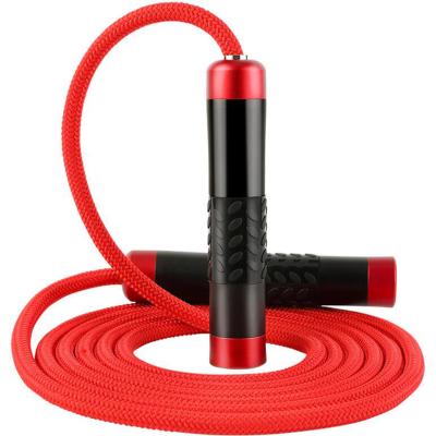 China Aluminum Alloy Weight-bearing Jump Rope Fitness Sporting Goods Gravity PVC Supporting Jump Rope for sale