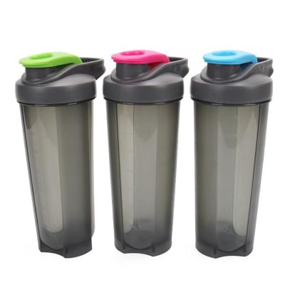 China New Gym Sports Sustainable Protein Shaker Bottle Custom Logo Water Bottle With Handle for sale