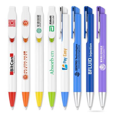 China Wholesale Promotional Pen Office Supplies Pens Plastic Tip With Customer Logo Advertising Pen for sale