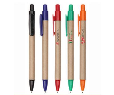 China Promotional Eco Friendly Biodegradable Cardboard Pen Packaging Paper Pen Cheap Recycled Paper Pen for sale