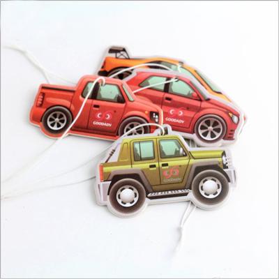 China Paper +Absorbent Cotton+Elastic Paper Twine Customized Wallpapering Car Air Freshener Paper +Absorb Cotton+elastic Twine 35-60 Days Customzie CARAIRFNER-01 500 OEM for sale