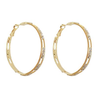 China 18K Gold Plated Various Promotional Goods Using 18K Gold Plated Earrings Jewelry Hoop Earrings for sale