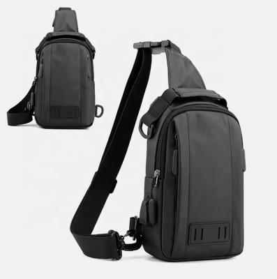 China Multi-functional outdoor waterproof cross-body bag men's chest bag shoulder bag business casual Korean Chinese durable new manufacturers for sale