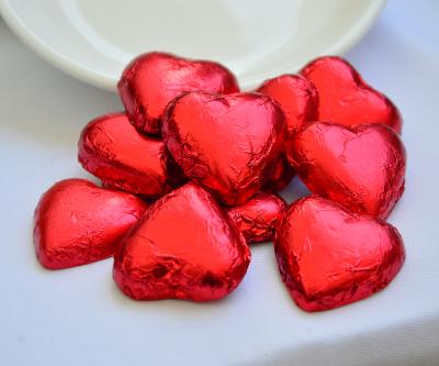 China Wholesale Valentine Heart Shape Milk Chocolate Gifts Piece for sale