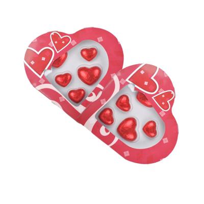 China Valentine Barry Callebaut Solid Milk Chocolate Hearts at BRC Heart Shape Box and Kosher Solid Milk Chocolate Hearts for sale