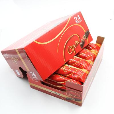 China Vegan T24 Crispy Wafer Chocolate Bar Filled Chocolate Cream OEM China Factory Manufacturing for sale