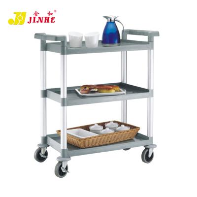 China Universal Catering Classic Banquet Service Kitchen Storage Dining Tea Food Serving Mini Trolley for sale