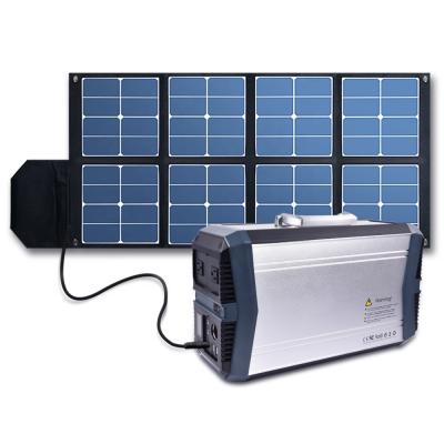 China Popular 20201 Support Generators Laptop Power Bank 15600mAh 500wh Fast Charging Solar Power Station With Solar Panel for sale