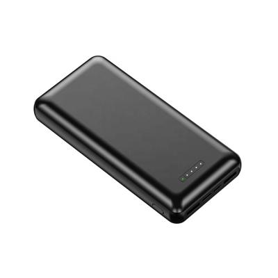 China New products support 5V 2A input fast power bank 20000mah portable charger magnetic wireless charging power bank for sale