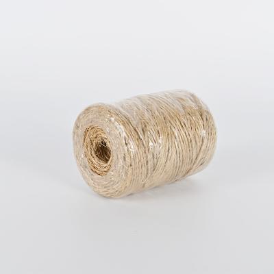 China New twisted abrasion resistant material wrapped in cylinder sisal fishing twine for sale