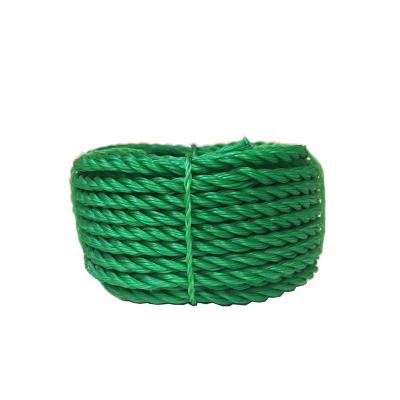 China High Abrasion Resistance China Made Twisted Plastic Rope Polyethylene Packing Fishing Rope for sale