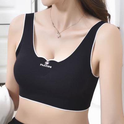 China Ma-hinga Seamless Breathable Bra Tops Wireless Elastic Daily Underwear Wholesale One Piece Comfort For Women for sale