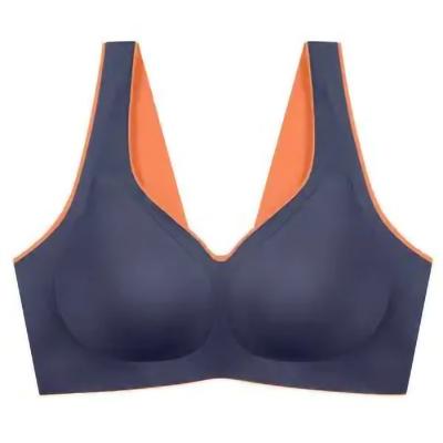 China Factory Direct Seamless Women's Underwear Solid Color Wireless Comfort Push Up Seamless Bra For Women for sale