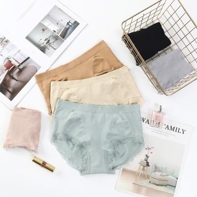 China Wholesale Antibacterial Menstrual Panties 3 Layers Leak Proof Seamless Waist Absorbent Comfort Underwear Mid Period Panties For Women for sale