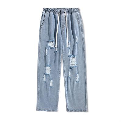 China Other New Old Vintage Do Men's Jean Pants High Waist Loose Straight Jeans For Men's Pants Lattice For Men. for sale