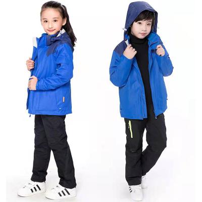 China Wholesale 1 Size Moq Breathable Kid Size Xinzhilian Fleece Waterproof Comfy Tracksuit White Hood Jacket For Boys Kids Xinzhilian Fleece Winter for sale