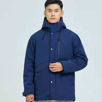 China High Quality Breathable Mid Length Detachable Jacket Manufacturers Xinzhilian Fleece Jackets 100%Polyester Compound Parka for sale