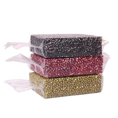 China Recyclable Clear rice Brick Pumping Vacuum Storage Bag Grain Thick Rice bag Nylon PA Transparent Food  Bag for sale