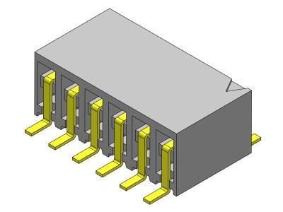 China 2.54mm PCB Header Connector Dual Row Entry Surface Mount Connector 2*2PIN To 2*40PIN for sale