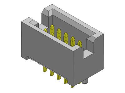 China 1.27mm Box Header Connector 1.0AMP For Computer Mainboard à venda