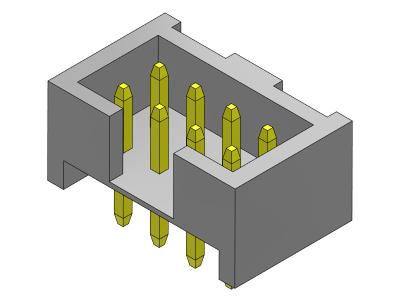 중국 2mm Pitch Box Header Connector Dual Row Stright Dip Type H=4.80mm 판매용