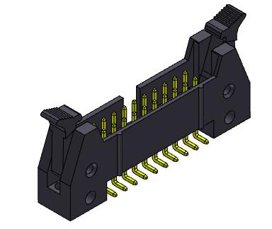 중국 Ejector Box Header Connector Nylon9T UL-94V0 500V AC For One Minute 판매용