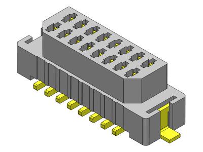 China 06-30 Pin SMT Board To Board Connector Pitch 1.00mm UL94V0 LCP zu verkaufen