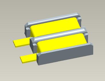 China 2.5mm 60V Battery Connector SMT Type with spacing sizes 1.2 to 6.5mm for sale