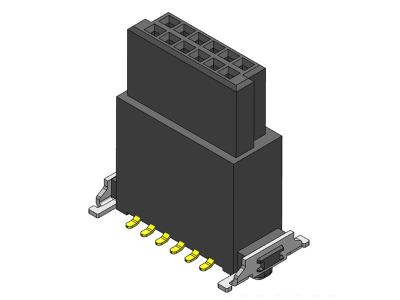 中国 H 13.65mm Floating High Speed Board To Board Connectors 1.27mm 販売のため