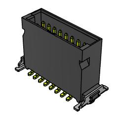 China H 9.85mm High Speed Board To Board Connector 1.27mm SGS certificated à venda