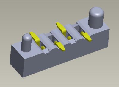 China 1.27mm Surface Mount Female Header Single Row With Pegs 1*3 Pin To 1*40 Pin H2.00mm for sale