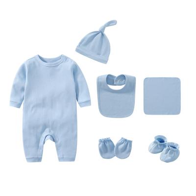 China Eco-friendly washable breathable made in china pain color unisex baby clothes for sale for sale