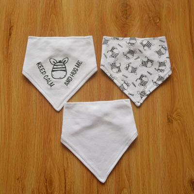 China Disposable Drool Bibs Disposable Bandana Baby Cotton Triangle Scarf Adult Bib for sale