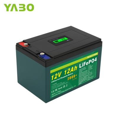 China Toys 32700 Battery 6v 12v 24v 12Ah Lifepo4 Lithium Iron Phosphate Battery Pack 12v 12Ah Lifepo4 Battery for sale