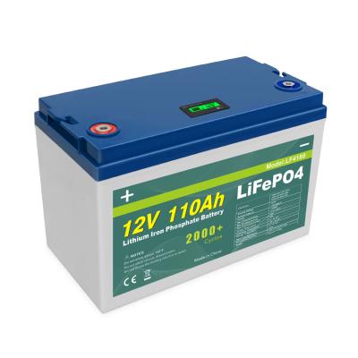 China Storage Systems OEM High Capacity LiFePO4 32650 Deep Cycle LiFePO4 32650 Lithium Battery Pack Solar Power Battery Lifepo4 48V 12V 110Ah for sale