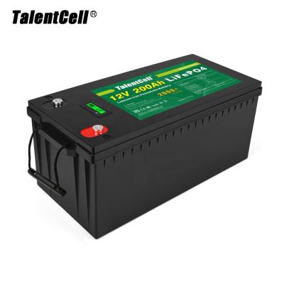 China 12.8V 200Ah LiFePo4 Battery Pack TalentCell 4S34P 32700 Large Capacity 12V 200Ah LiFePO4 Battery Pack For RV/Boats/Marine Use for sale