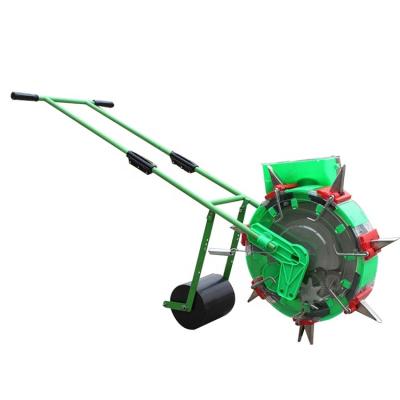 China Farms Agricultural Machinery Hand Push Corn Seeder Machine With Fertilizer Maize Soybean Maize Planter for sale