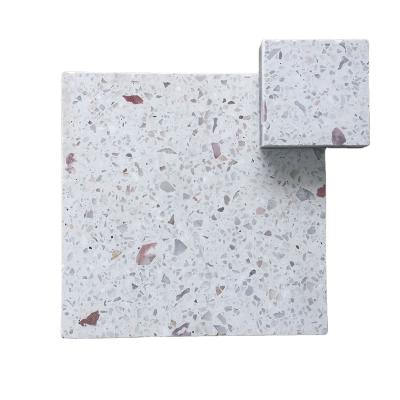 China Modern Green Terrazzo Indoor And Outdoor Terrazzo Tile Durable Countertop Floor Tiles for sale