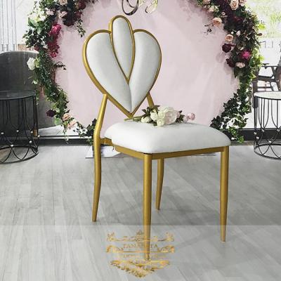 China Hotel Chair Party Rental Chairs Iron Luxury Metal PU Cushion Banquet Wedding Chair for sale