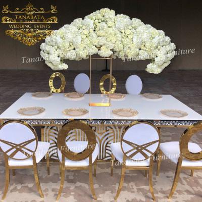 China Bar Table Restaurant Illuminate PVC Cutout Base MDF Top Led Table Light Wedding for sale