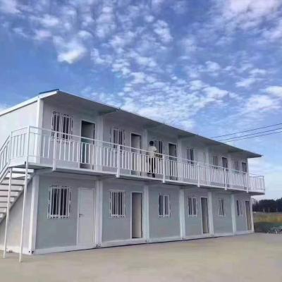 China Shuohan Modern Prefab Flat Pack Container Houses Large Scale Portable Glass Curtain Container House for sale