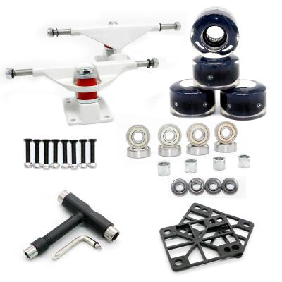 China High quality manufacturers supply White Paint Double Tilt Skate Board Accessories Parts Skateboard Material for sale