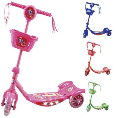 China Nice Quality Hot Selling Kid Children Kick Scooter Kids Three Wheel Scooter with Lights and Music for sale