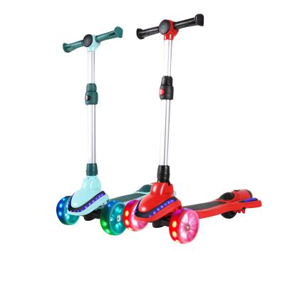 China Child factory direct sales four colors multifunctional children's scooter with light and music jet for sale