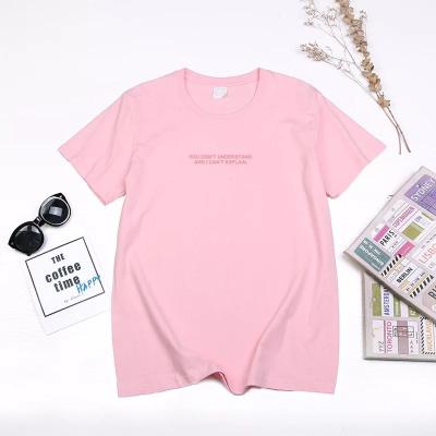 China Casual Hot Sale Letter Printed T Shirts Women's T-Shirts for sale