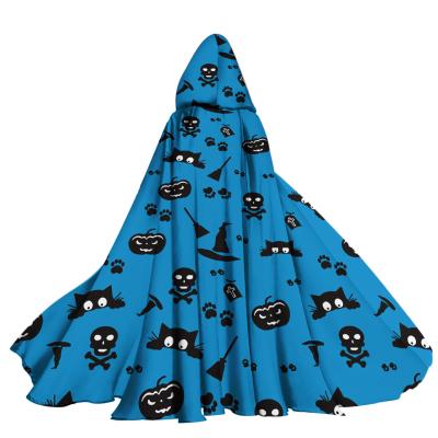 China Custom Halloween Costume Children Hooded Women's Cosplay Decorations Mujeres Costume For Kids Halloween Cloak for sale