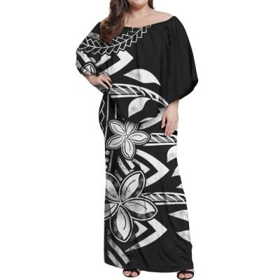 China Anti-Static Personalized Bodycon Long Fashion Vintage Cheap Dresses Plus Size Dress For Woman Polynesia for sale