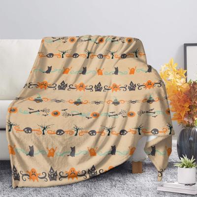 China Good Quality Anti-Static Factory Directly Picnic Blankets Picture Halloween Blankets Custom Designers Blanket Coral Flannel Swaddle Blankets Warm Soft for sale